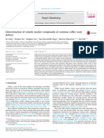 Determination of Volatile Marker Compounds of Common Coffee Roast Defects