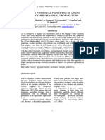 Changes in Physical Properties of A Typic Haplocambid by Annual Crop Culture