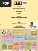 Psicologia Experimental Semana 4 - Condicionamiento Operante