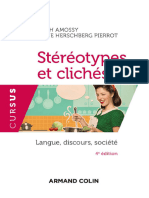 ST R Otypes Et Clich S Langue Discours Soci T e D Epub 3