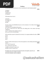 JEE - Chemistry - Metallurgy