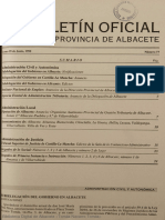 Boletín Oficial: de La Provincia de Albacete