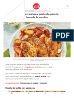 Pollo Con Verduras