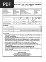 MSRTC - Online Reservation System