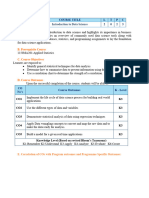 1152CS239-Intro. To Data Science-Syllabus