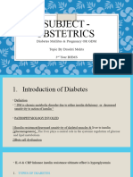 Diabetes Mellitus & Pregnancy by D.a.mehta