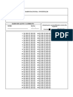 Modelo de Folha de Respostas 50 e 100 Questoes