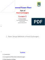 Lecture 2 - Basic Design Methods of Heat Exchangers