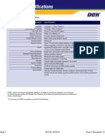 Machine Standard Configuration: Horizon 03ix