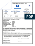 Electronic Reservation Slip (ERS) : 2349771065 12312/netaji Express Sleeper Class (SL)