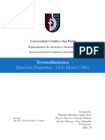 Ejercicios - Termodinámica - Ciclo Otto y Diesel