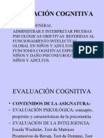 Evaluación Cognitiva + Test