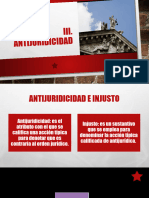 Antijuridicidad y Causas de Justificación