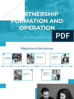 Partnership Formation and Operation