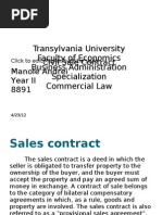 Civil Sale Contract