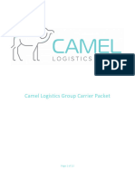 Camel Logistics Group Carrier Packet