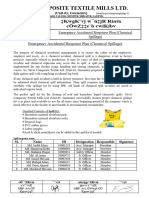 Chemical Spill Emmergency Plan