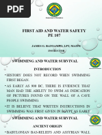 MIDTERM COVERGAE For First Aid and Water Safety PE 107