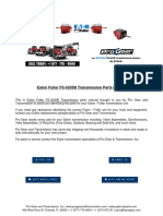 Eaton Fuller FS 5205B Transmission Parts Manual