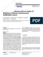 Prognostic Significance of K - Ras Codon 12 Mutation in Resected GBC 1.29.44 PM