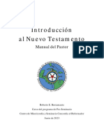 Introducción Al NT - Manual Del Pastor (Pre-Seminario)