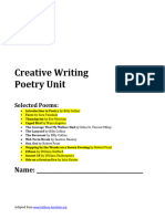 Poetry Packet Creative Writing