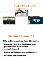 Chapter 8 ORGANISE FUNCTIONS