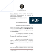 Cautela de Garantías - Reprogramación de Audiencia de Juicio