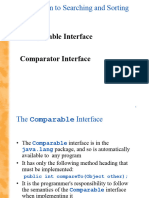 Comparable Comparator