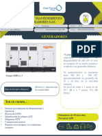 SOP Operacion y Mantenimiento de Generadores Gas