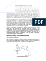 Determinación de Alcohol en Vinos