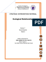 Ecological Relationships - Jane Aubrey D. Gaceta - Science 7