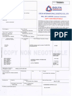 Bill of Lading