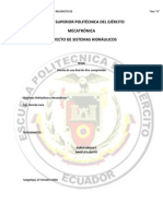 Red de Aire Comprimido Informe Tecnico