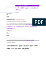 De Que Forma São Exercidas As Atividades Da Tesouraria