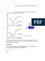 Suction Head: The Energy Equation