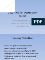 Gastric Outlet Obstruction