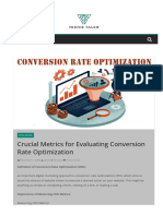 Conversion Rate Optimization