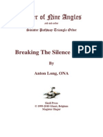 Anton Long & Order of Nine Angles - Breaking The Silence Down