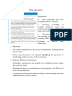 Drug Interactions