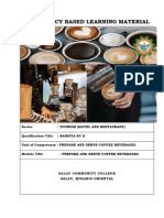 BARISTA - Competency Based Learning Material