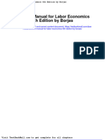 Solution Manual For Labor Economics 6th Edition by Borjas