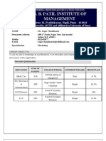 S. B. Patil Institute of Management L Institute of Management