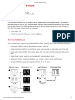 AutoCAD For PCB Artwork