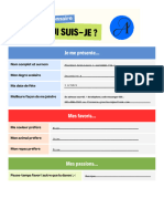 Qui Suis-Je ?: Questionnaire