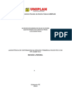 Cópia de Cópia de Assistência de Enfermagem Na Atenção Primária A Paciente Com Pe Diabetico