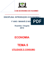 9 Aula - Utilidade e Consumo