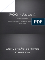 POO - 4 (Conversão de Tipos)