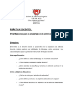 Orientaciones para La Elaboración de Entrevistas