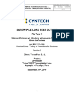 Pile Type 2 - Screw Pile Load Test Outline (Terna)